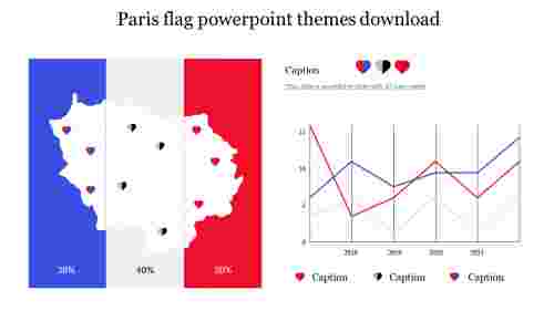 Paris flag powerpoint themes download 
